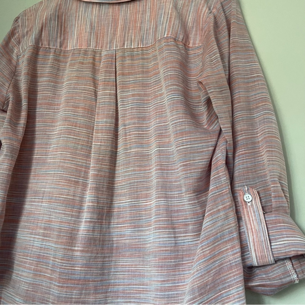 Splendid | Lightweight Button Down Blouse | Large - image 3